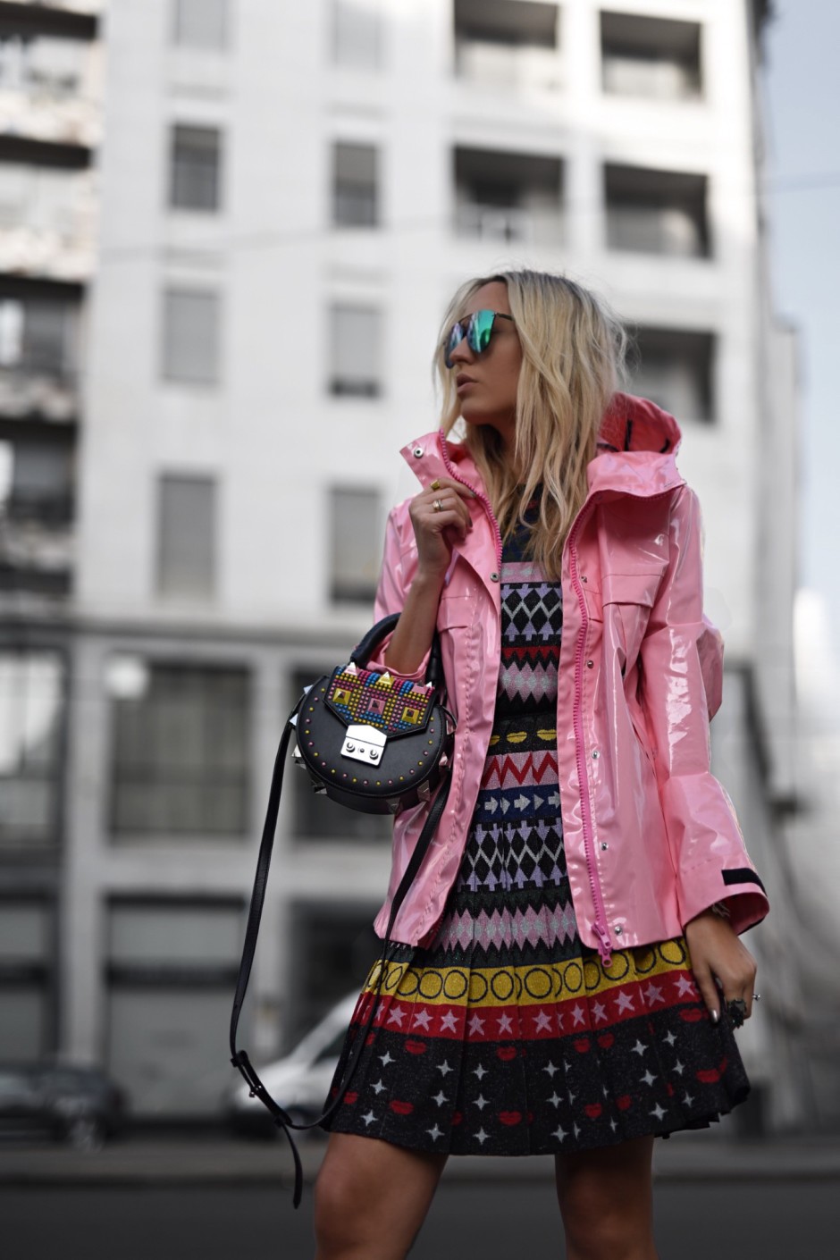 Pink it, Camila Carril Street Style, MFW