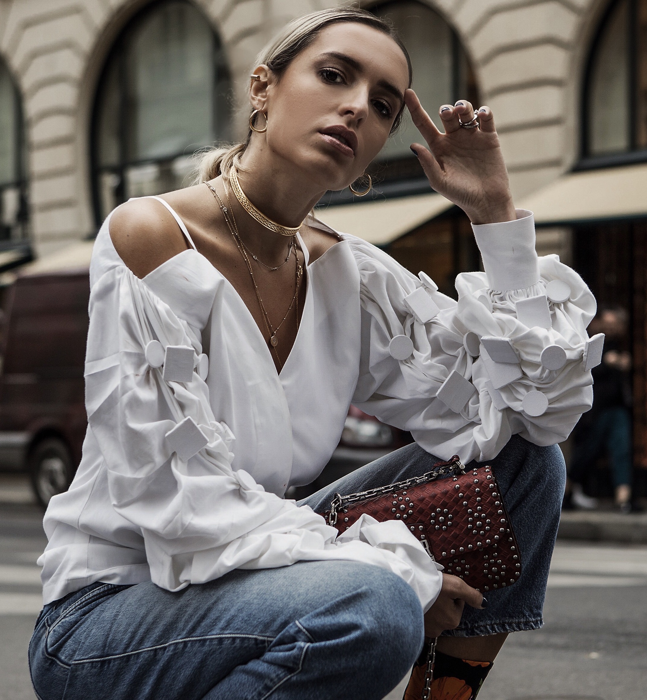 FLOWER HEELED BOOTS - Camila Carril